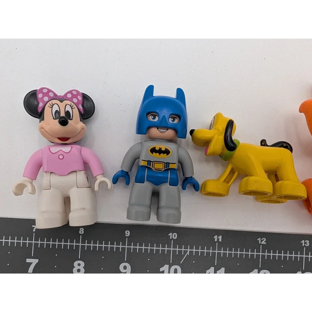 LEGO Duplo Figure Lot Disney Minnie Pluto Tigger DC Batman